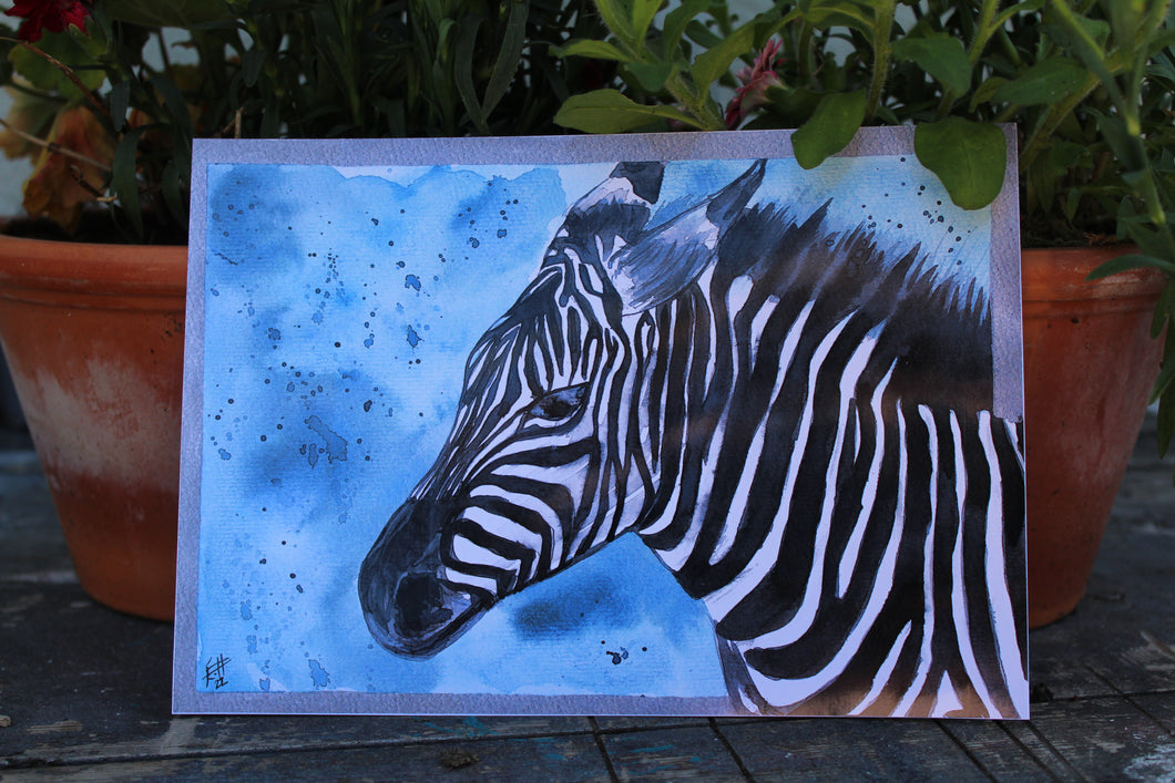 Black and White Zebra Print